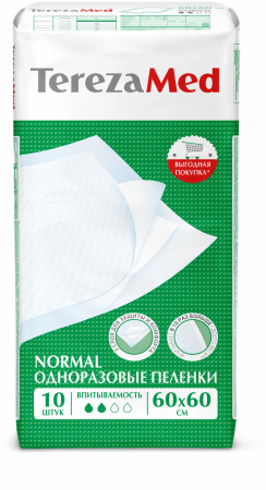 ТЕРЕЗА TEREZAMED Пеленки Normal 60х60 N10